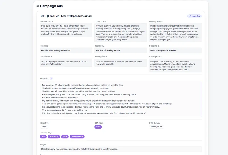 Generate Conversion-Ready Copy
